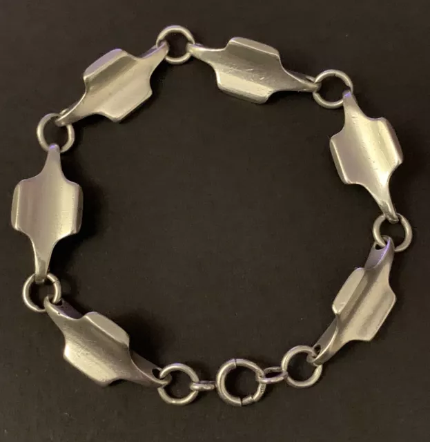 Ernest Blyth (attributed) George Tarrat Bracelet Vintage Modernist Silver 925