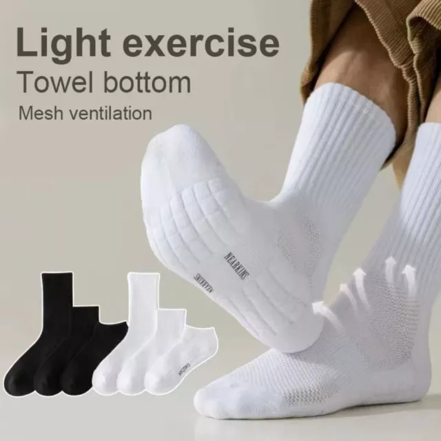 with Velvet White Stockings Deodorant Towel Bottom Basketball Socks  Man