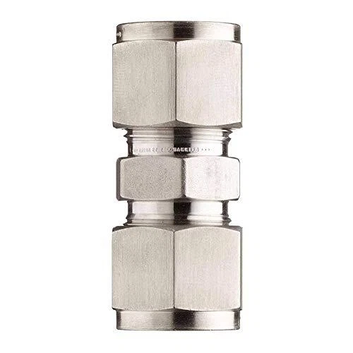 304 Stainless Steel Compression Tube Fitting, 3/8 x 3/8