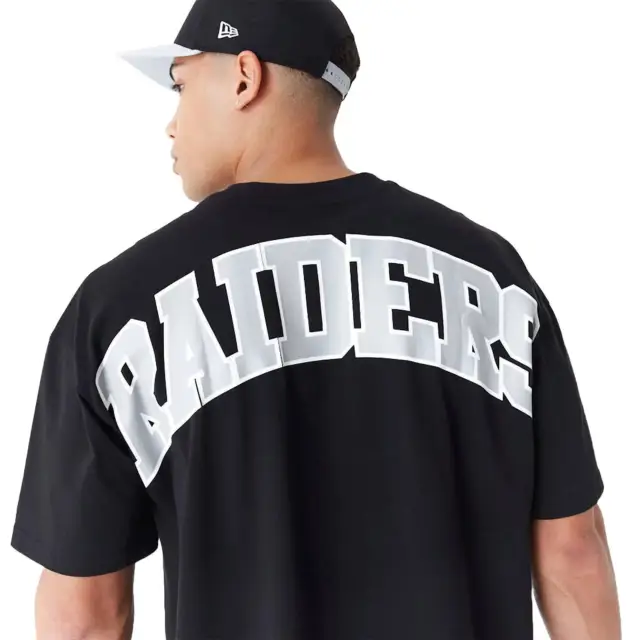 New Era NFL Las Vegas Raiders T-Shirt Uomo Maglietta Nero 46283