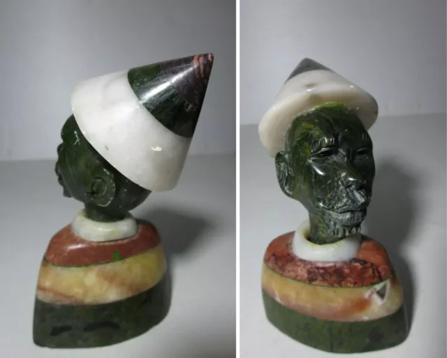 Beautiful Marble Men's Head Bust Sculpture