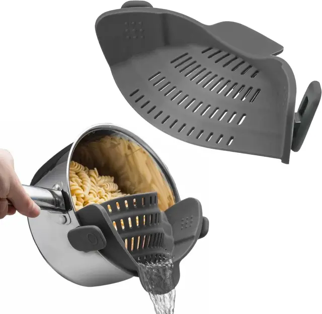 Scolapasta Silicone,  Da Cucina per Pasta, Adatto per Pentole E Padelle