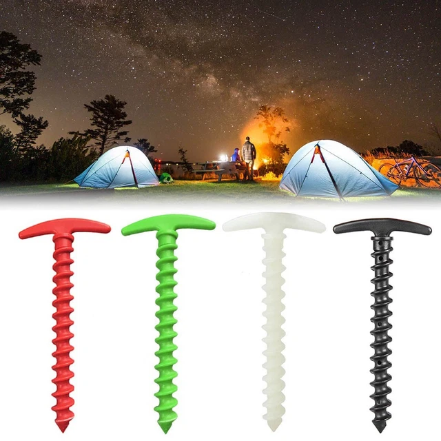 Lot De 6 Piquets De Tente Robustes Pour Sol Dur, Piquets De