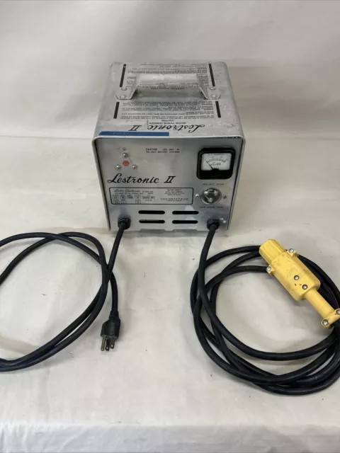 Lestronic II 36 Volt Club Cart Golf Cart Battery Charger 07850 Model (UNTESTED)