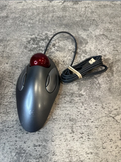 Logitech T-BC21 USB Wired Track Ball Mouse