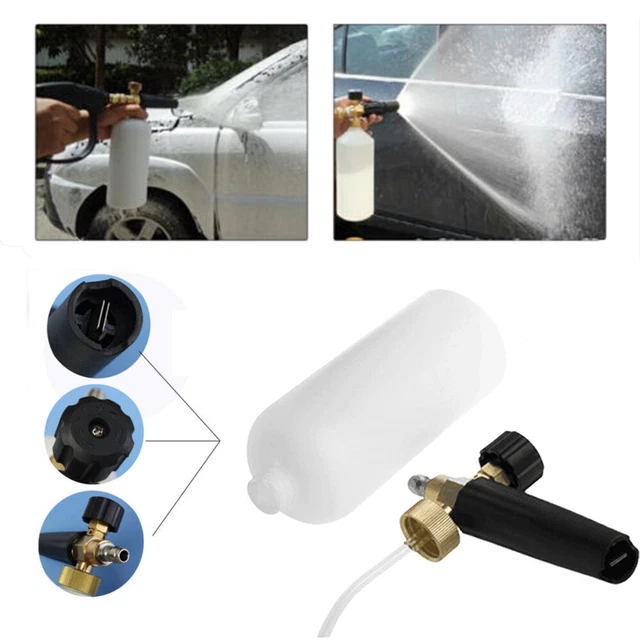 Snow Foam Washer Gun Car Washing Soap Lance Cannon Spray Pressure Jet Bottle