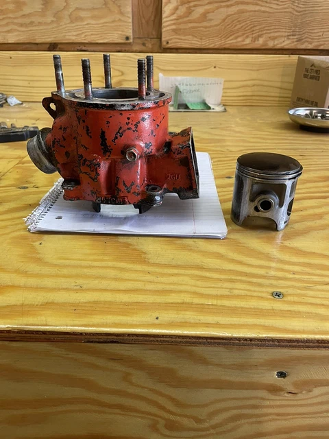 1987-2006 Yamaha Banshee 350 Yfm One Stock Factory Oem Cylinder With A Piston