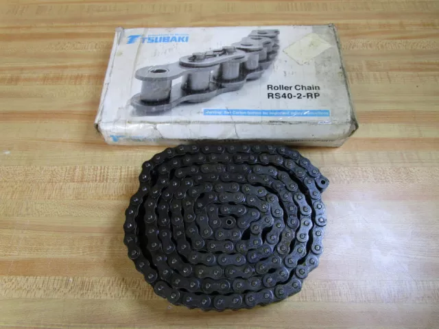 Tsubaki RS40-2-RP Roller Chain RS402RP 6'8" Length