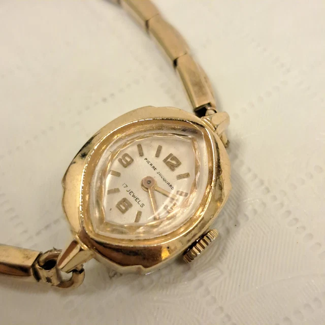 LADIES PIERRE JACQUARD Electra 17 Jewel Mechanical  display picture 1