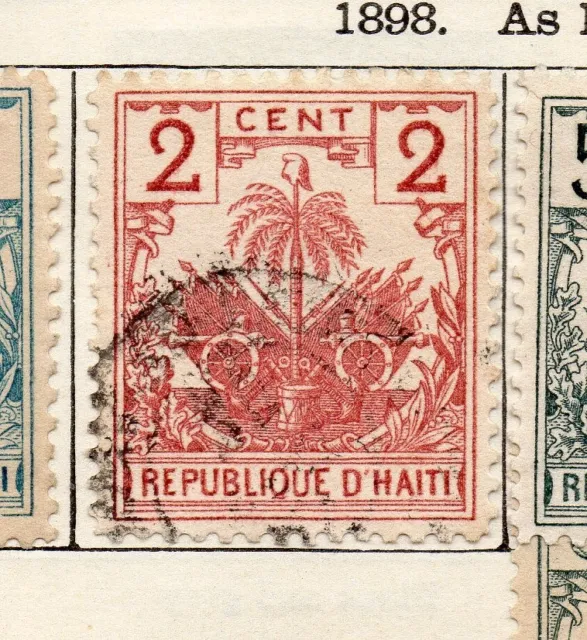 Hayti 1893 Early Issue Fine Used 2c. 234501