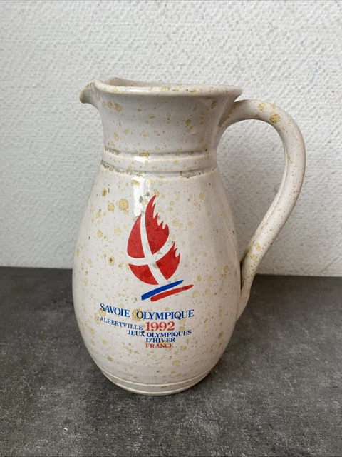 Pichet/carafe Jeux Olympiques Albertville 1992 – Savoie Olympique – Rare Et Bon état