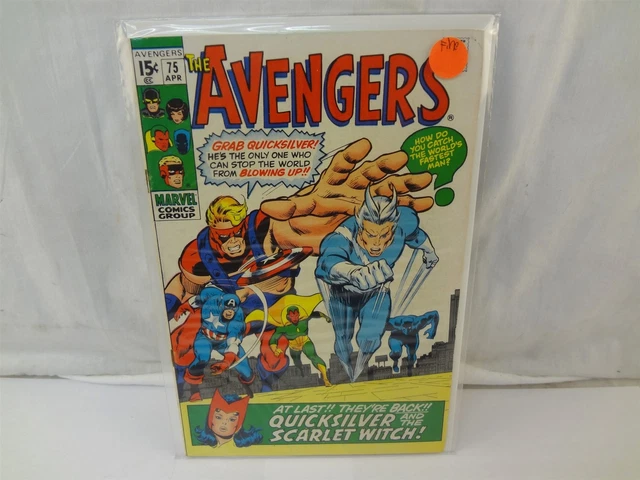 The Avengers Vol. 1 #75 April 1970 1st Appearance Arkon Marvel Comic Book