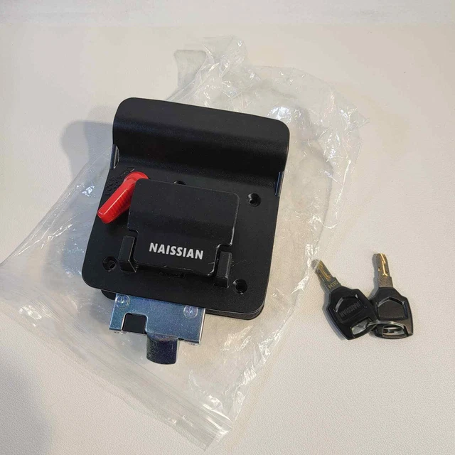 Naissian Locking RV Door Latch With Deadbolt Black NEW