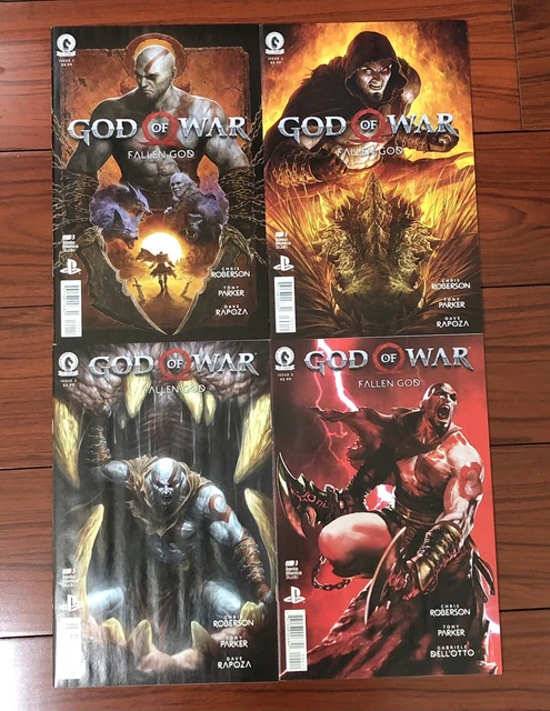 GOD OF WAR FALLEN GOD #1 2 3 4 NM Complete LIMITED SERIES Dark Horse 1 -4