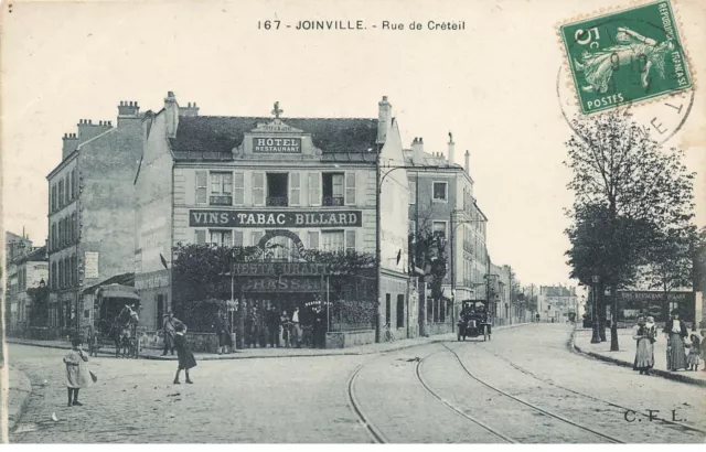 94 Joinville Le Pont #21630 Rue Creteil Hotel Restaurant Vins Tabac Billard Voit