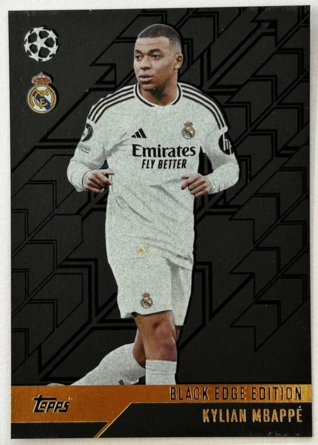 Carte Football Kylian Mbappé SP 2024-25 Topps UEFA Champions League - Real Madrid Near Mint | Carte Collection Mbappé Real Madrid 2025 Short Print