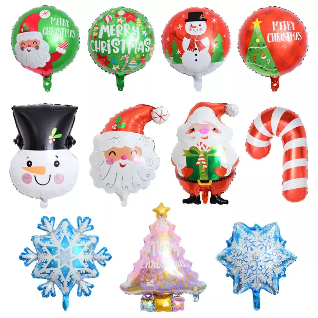 Christmas Large Santa Claus Snowman Balloon Wedding Aluminum Foil Xmas Balloons