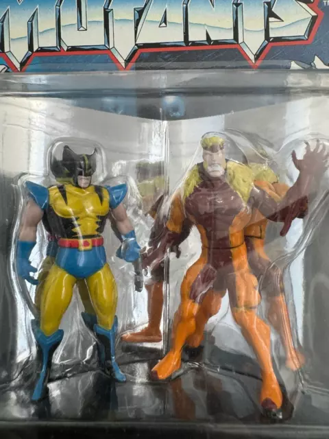 Marvel X-MEN Steel Mutants 1994 Wolverine Vs Sabretooth Action Figures Toy Biz 2