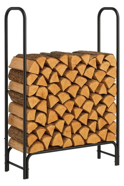 Porte-bûches Relaxdays 10022303 - Étager De Cheminée En Acier - Neuf