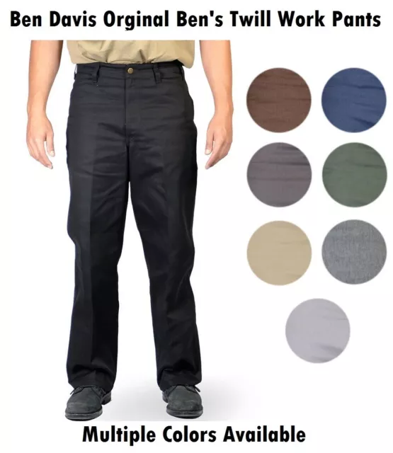 Ben Davis Men's Classic Original Ben's Blend Twill Work Pants