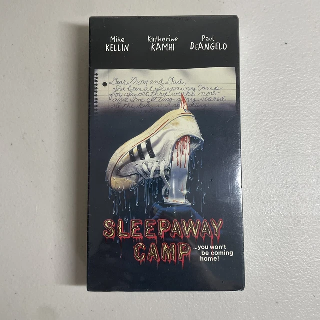 SLEEPAWAY CAMP VHS Release 1983 80s Cult Horror Slasher STILL IN