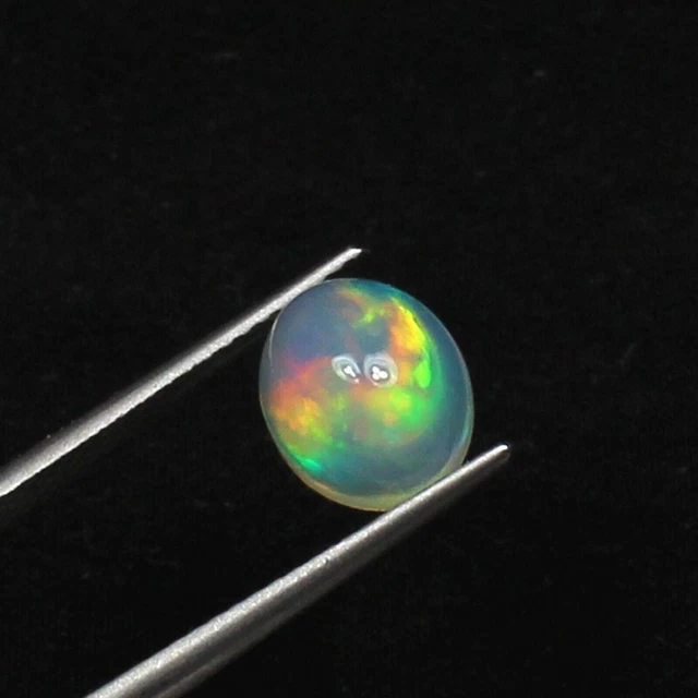 Opale Naturelle Cabochon Opale Colorée Pierre Précieuse Forme Ovale Opale...