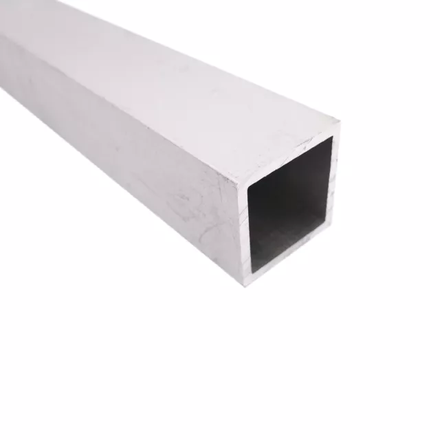 Tubo quadrato metallo alluminio 30 mm*30 mm 6063 2 mm parete lunghezza 9,8