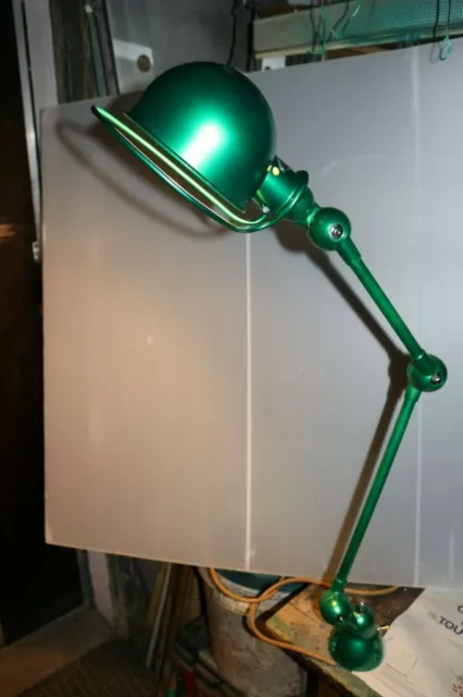 lampe d'atelier jieldé 2 bras années 50/60 restaurée