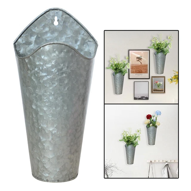 Vase En Verre Suspendu Mural - 6 Pièces Transparentes Longues - Pour Terrarium, Décoration Murale Jardin