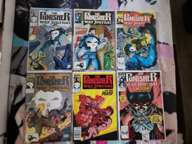 Marvel Comics The Punisher War Journal Lot