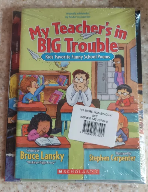 Bruce Lansky  Scholastic Book Set Of 2 My Teacher's In Big Trouble etc.