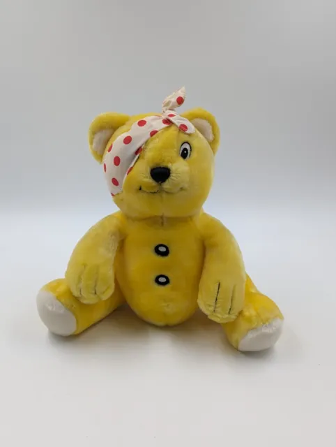 Bbc Children In Need Pudsey Bear 11"Plush Cuddly Soft Toy Teddy Vintage Retired