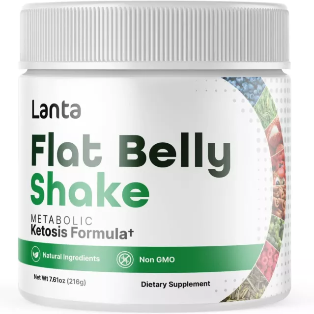 1-Lanta Flat Belly Shake Powder,Weight Loss,Fat Burn,Appetite Control Supplement