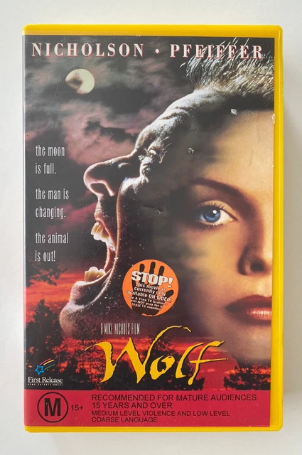 WOLF [VHS] FIRST Release Big Box Ex-Rental Video Tape Horror Werewolf £ ...