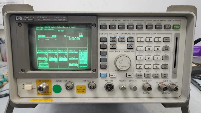 HP Agilent 8920A RF Communications Test Set 001 004 011 102 103 H08 H28 Patentix