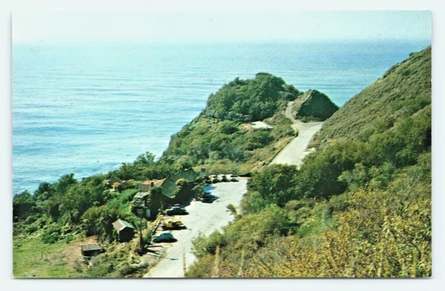 Big Sur California Lucia Lodge Cottages Dining on State Highway 1 Postcard C21