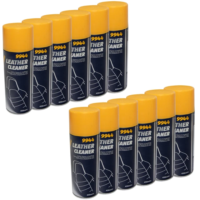 Pelle Pulizia 12X 450 ML Pulitore Della Mannol 9944 Protezione Cura