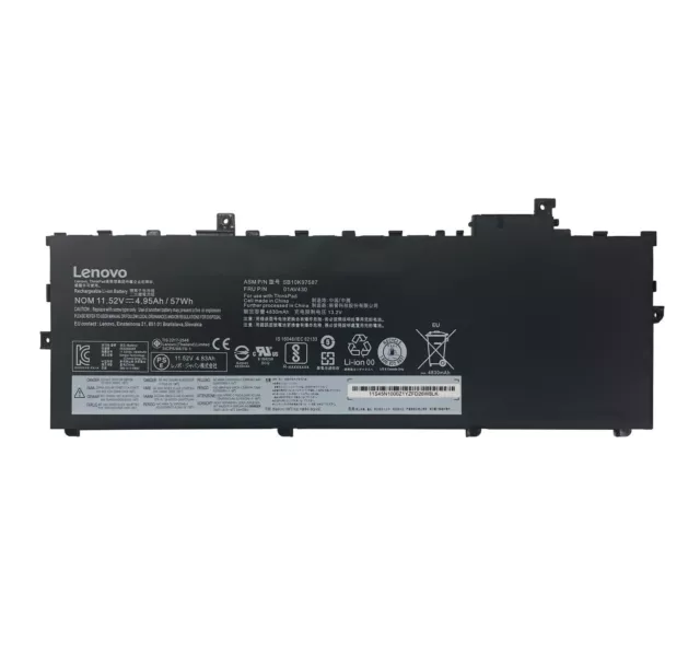OEM 57Wh 01AV430 Battery For Lenovo Thinkpad X1 Carbon 5th 6th Gen  SB10K97586