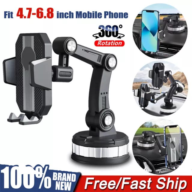 Universal Car Truck Mount Phone Holder Stand Dashboard/Windshield For Cell Phone