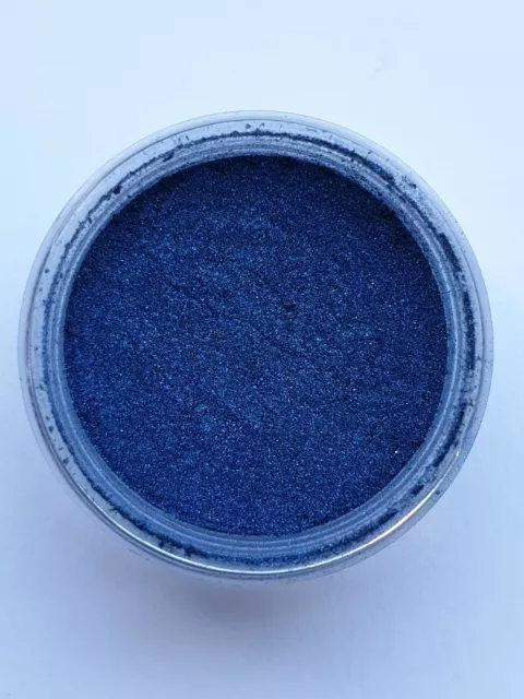 Dark Blue Mica Powder Pigment, Cosmetic Grade Colourant Dye 25g Sapphire Blue