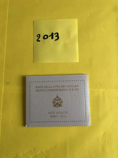 Coffret 2€ BU Vatican 2013 : Siège vacant