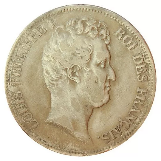 Monnaie France  5 francs Louis-Philippe Ier Argent 1830 Rouen (B) P10808