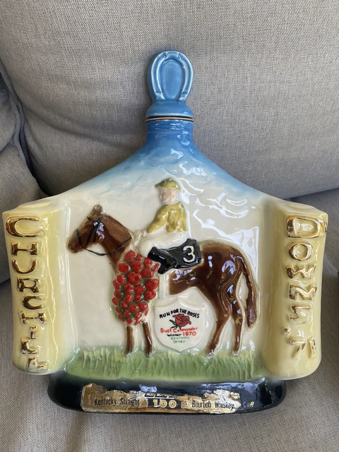 Church Hill Downs 1971 Whiskey Bottle
