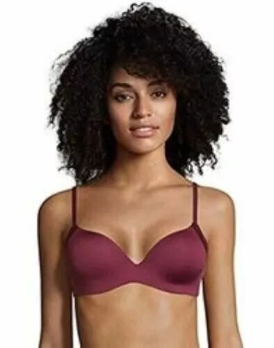 Maidenform Self Expressions Women's Smooth Finish Push Up Bra Size 34D Red