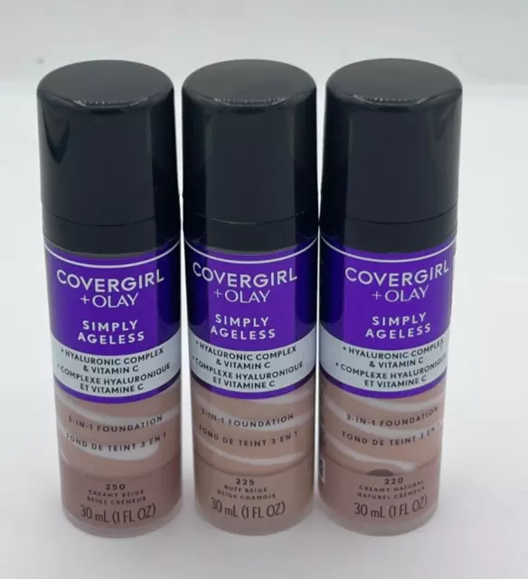 CoverGirl + Olay Simply Ageless 3-in-1 Foundation. CHOOSE YOUR COLOR.