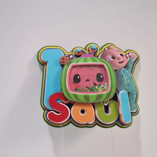 Cake Topper de Cocomelon - Adorno Personalizado para Celebraciones únicas