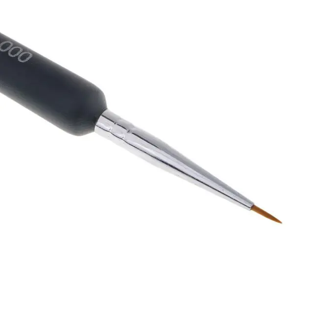 4X Pennelli punta tonda Pennello acrilico per pittura ad acquerello per unghie p 7