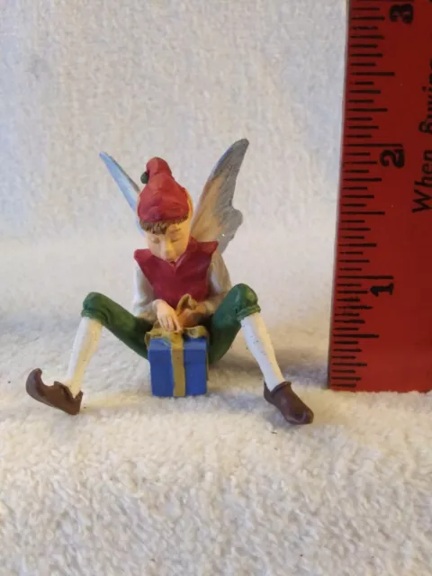 VTG 1994 Avon Santa's Elves Collection Fairy Elf with Present