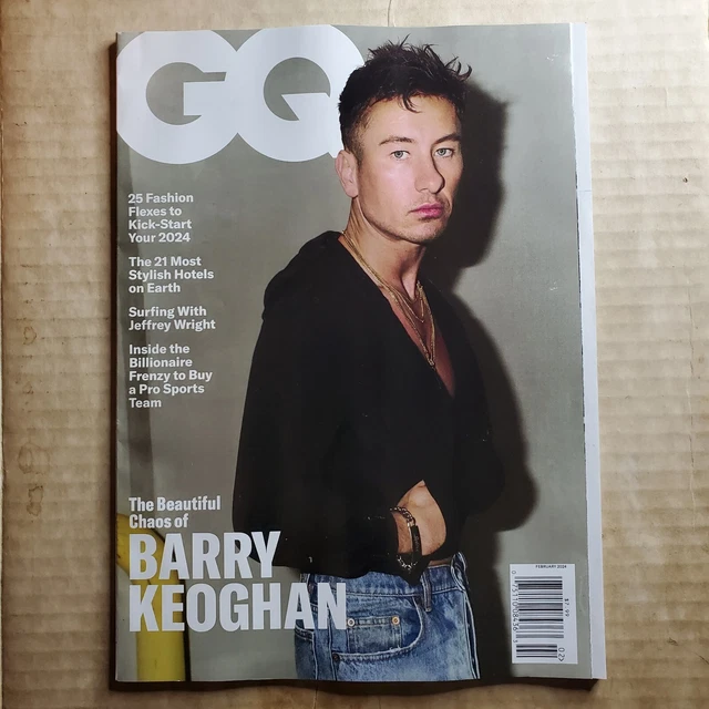 GQ MAGAZINE FEBRUARY 2024 The Beautiful Chaos of Barry Keoghan £6.31