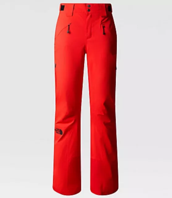 The North Face Herren Chakal Skihose In Feury Rot Grösse L / Normal * Uvp £200